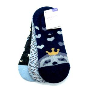 Xhilaration Women's Liners Socks Heel Grips For Secure Fit 3 Pairs One Size